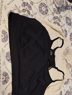 Cacique Black Bralette with Subtle Logo